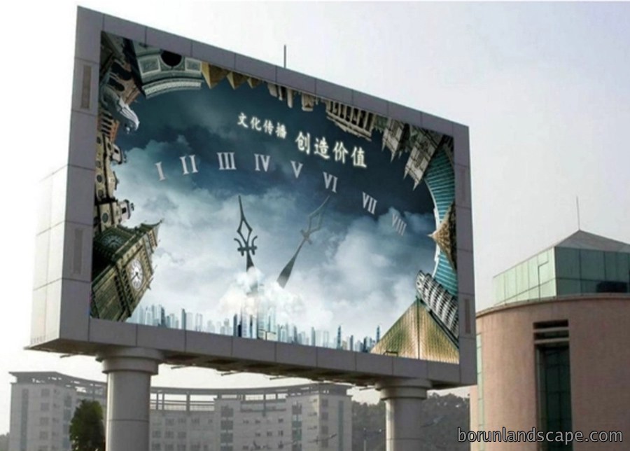 擎天柱显示屏
